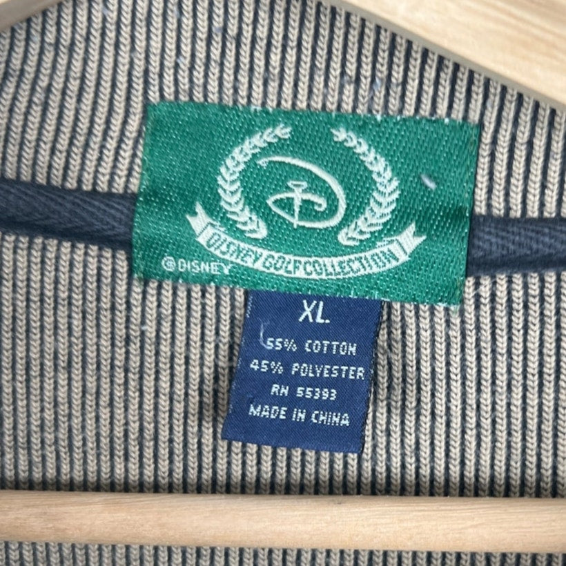 Vintage Disney Golf Collection Size xl Crewneck 1/4 Zip Pullover