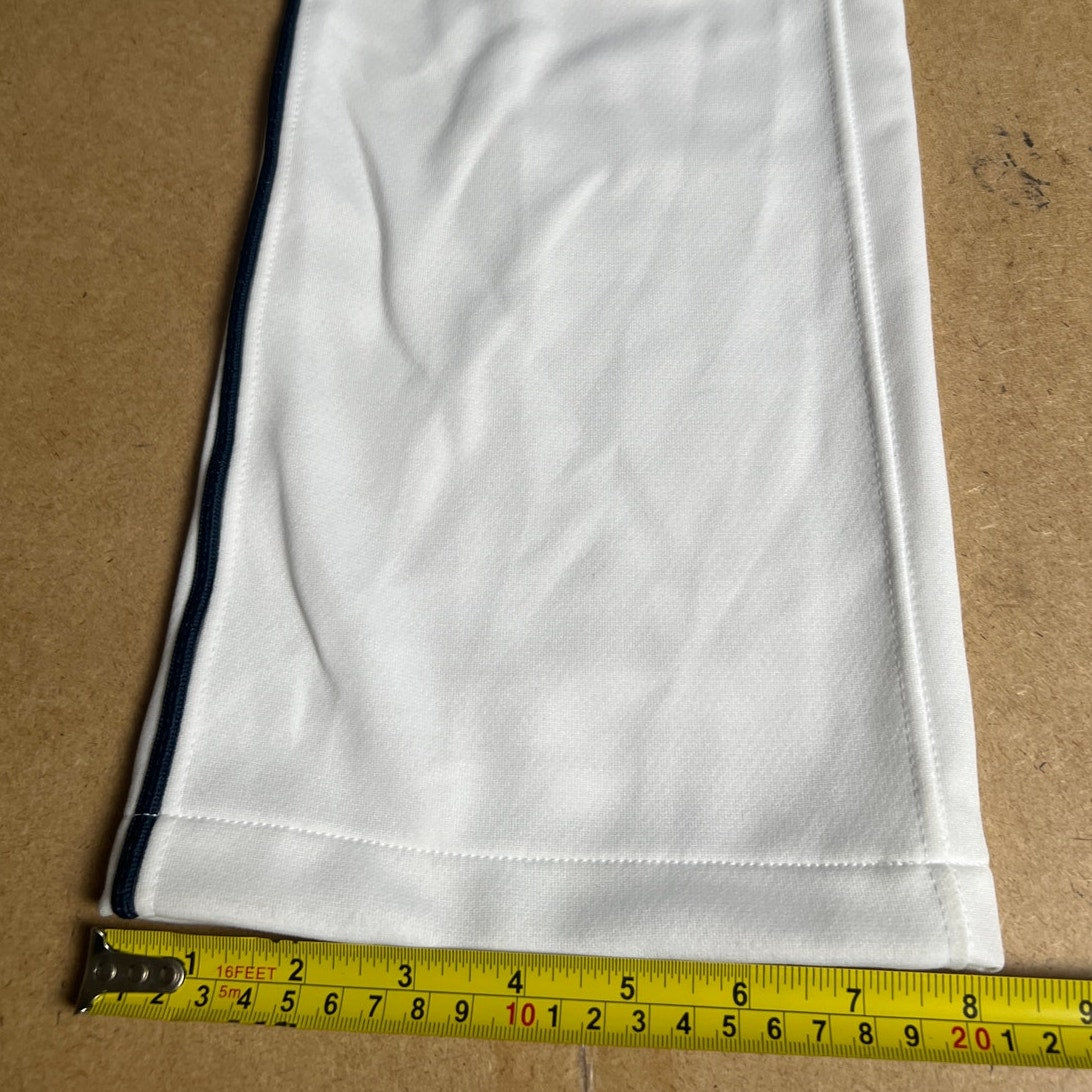 NWT Mizuno Adult BB White Pants S Baseball and Softball Opened Hemmed Bottom