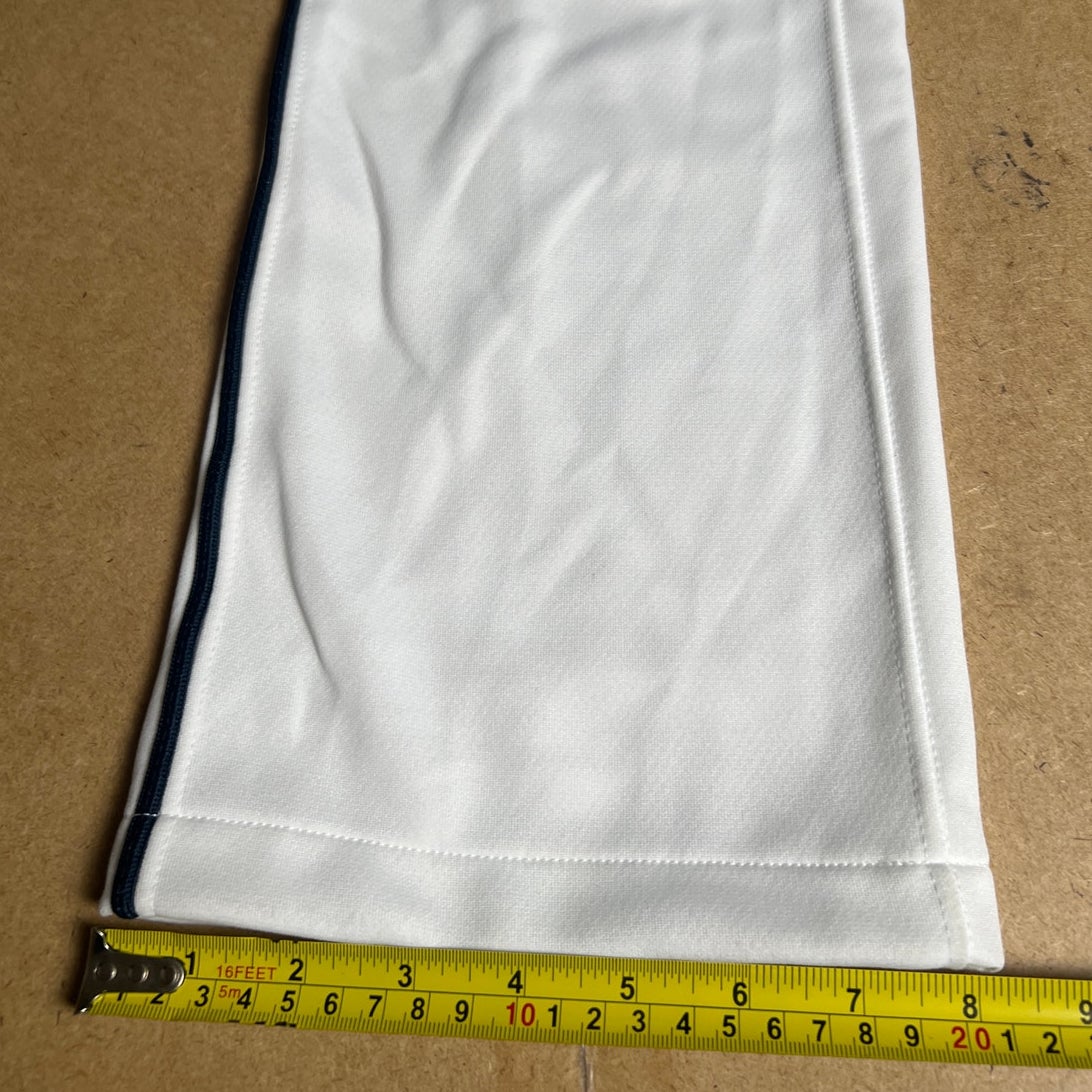NWT Mizuno Adult BB White Pants S Baseball and Softball Opened Hemmed Bottom