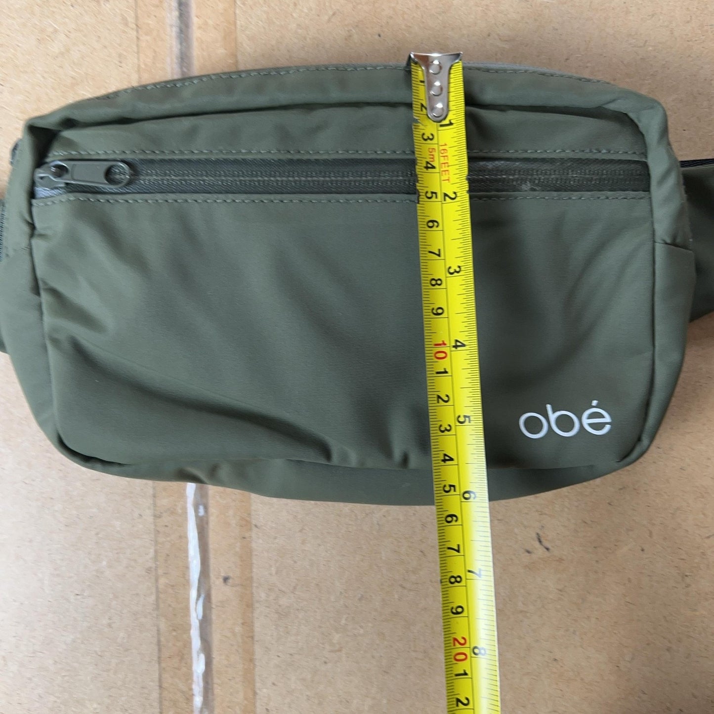 Obé Belt Bag & Fanny Pack Womens Small Olive Green Polyester Adjustable Strap