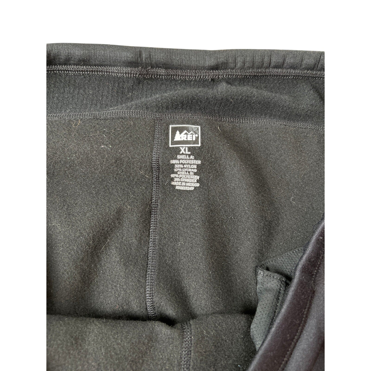 NEW REI Co-op Fleece Pants Flash Hyperstretch Men's XL Black NWT Extra Large