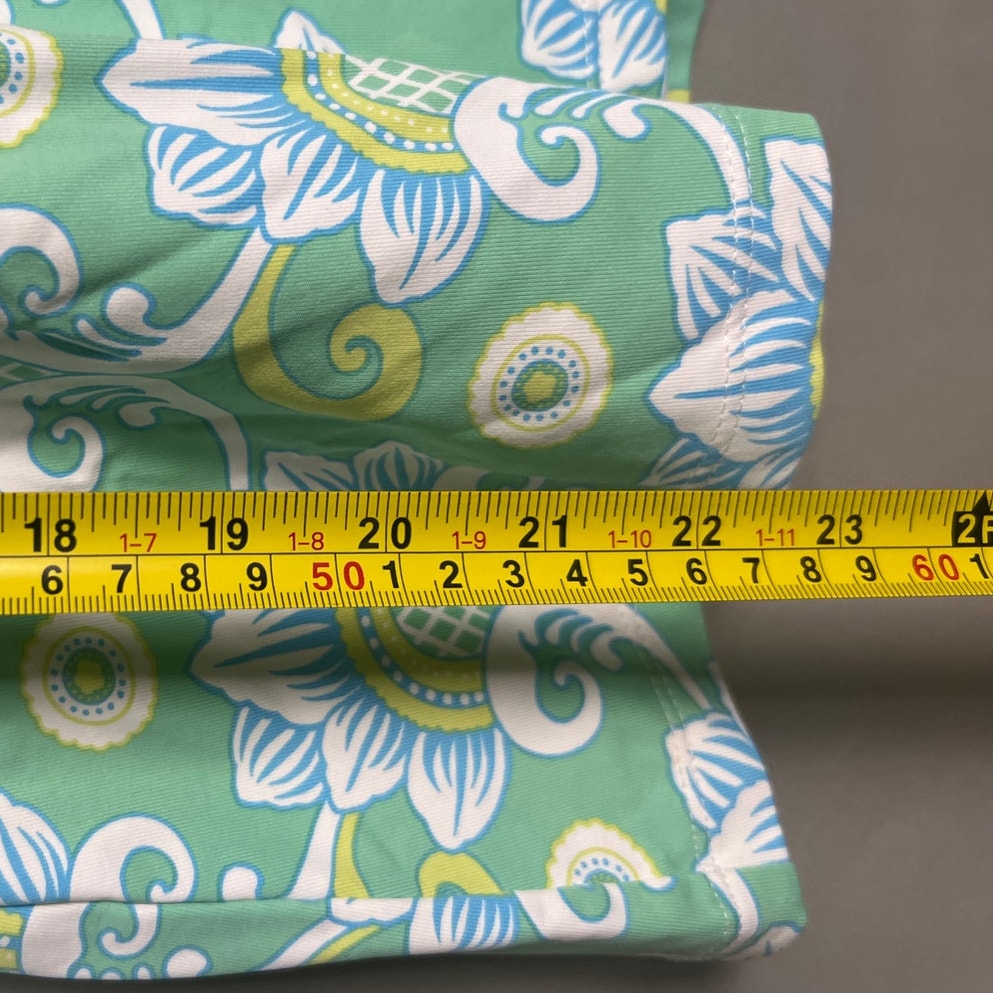 J. McLaughlin Size Small Women’s Green Top Wavesong Paisley Print