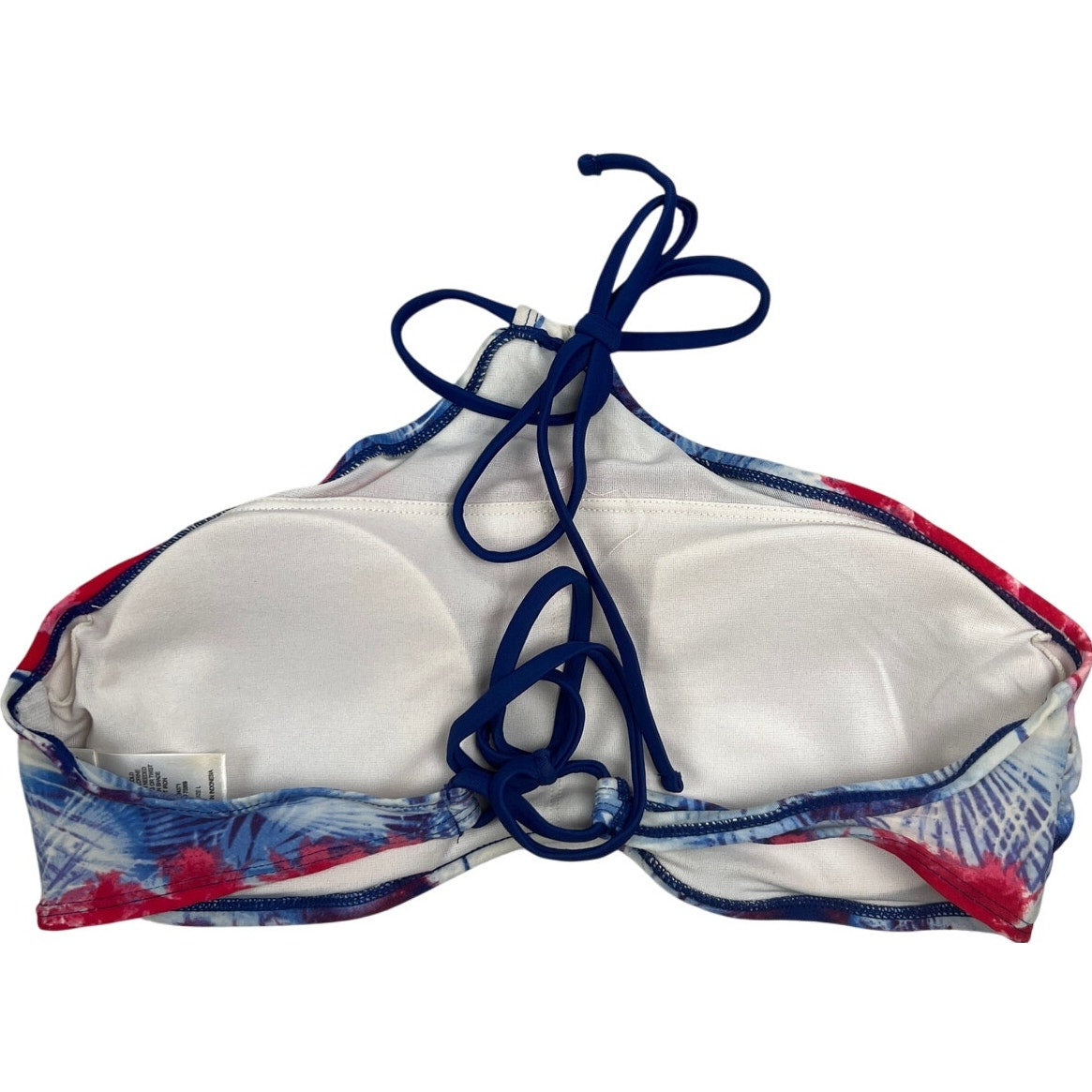 Malibu Dream Girl Bandeau Bikini Top Women's Adjustable Strap Size Large L