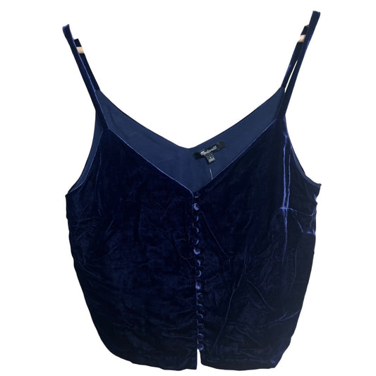 Y2K Madewell NWT Blue Tank Top Button Up Size 4