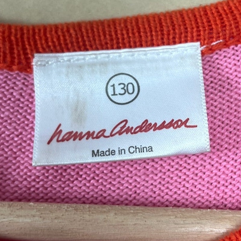 Hanna Andersson 100% Cotton Girls Knit Dress