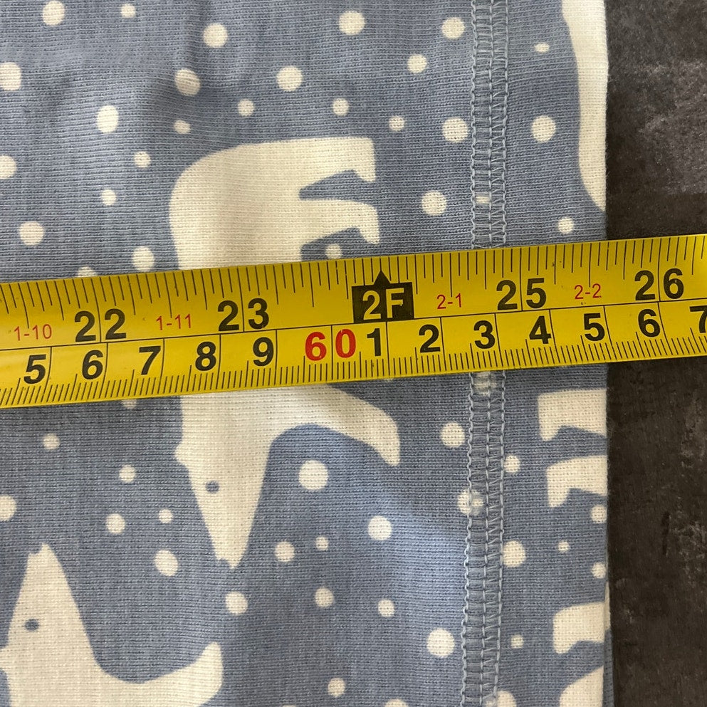 Hanna Anderson Large Holiday Long John Pajama Top Organic Cotton 100% NIB