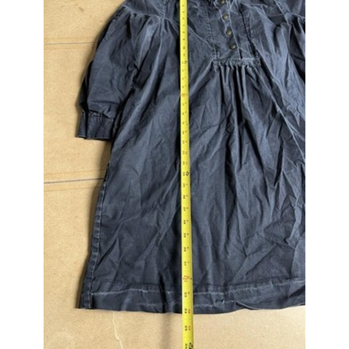 Pomander Place Dress Womens 2XL Black Shirt Dress High Neck Balloon Sleeve