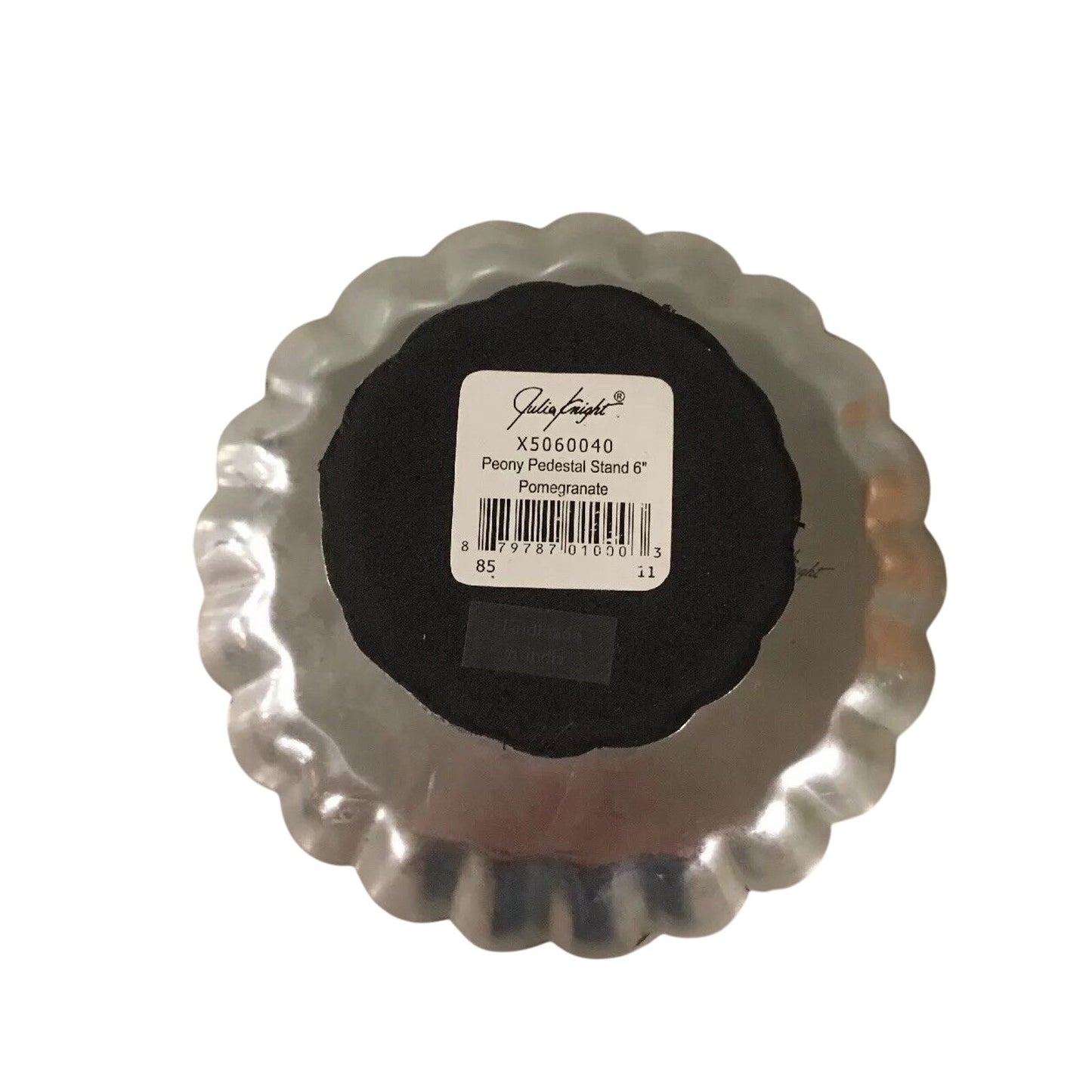 JULIA KNIGHT PEONY POMEGRANATE 6" PEDESTAL STAND - RETIRED