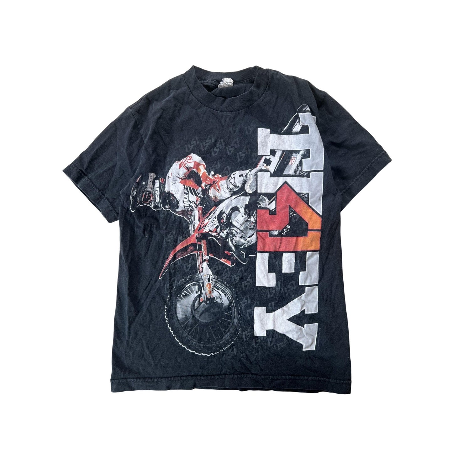 Alstyle Shirt Mens Small Black Motocross Dirt Bike Canard Graphic T-Shirt