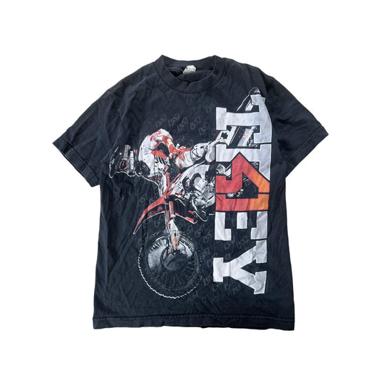 Alstyle Shirt Mens Small Black Motocross Dirt Bike Canard Graphic T-Shirt