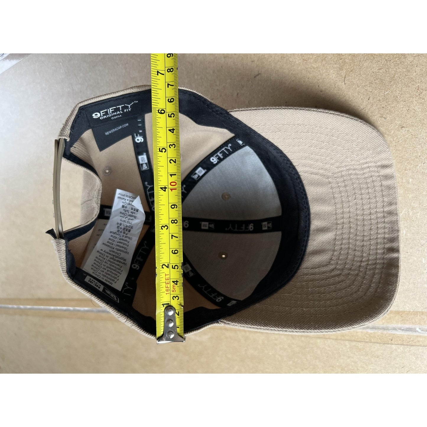 Oakley Hat Cap Snap Back Mens One Size Beige New Era 9FIFTY Original Fit Logo