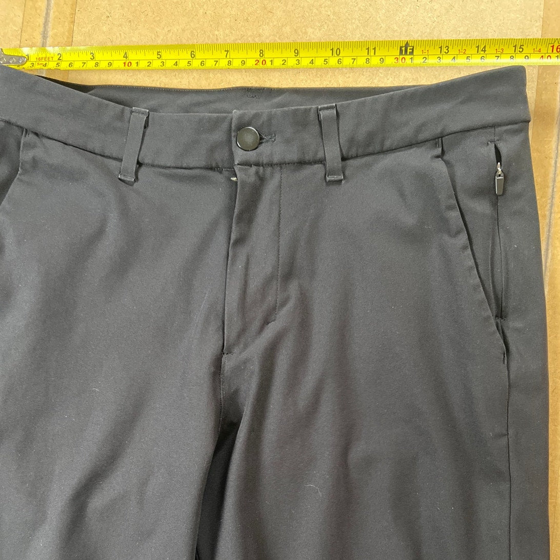 Lululemon Pants Mens 30 Black Commission Swift Cotton Stretch Smart Casual