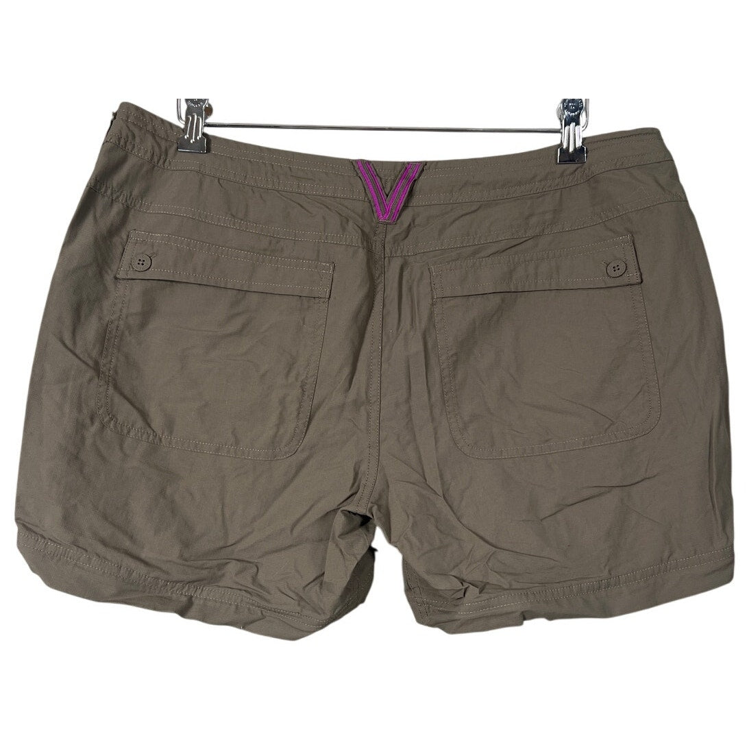 The Northface Military Women's Shorts Brown Size 14 Mini