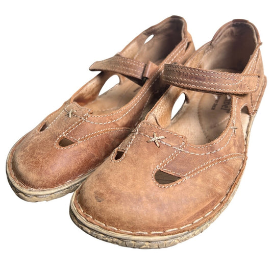 Josef Seibel Comfort Tan Sandals Size 38