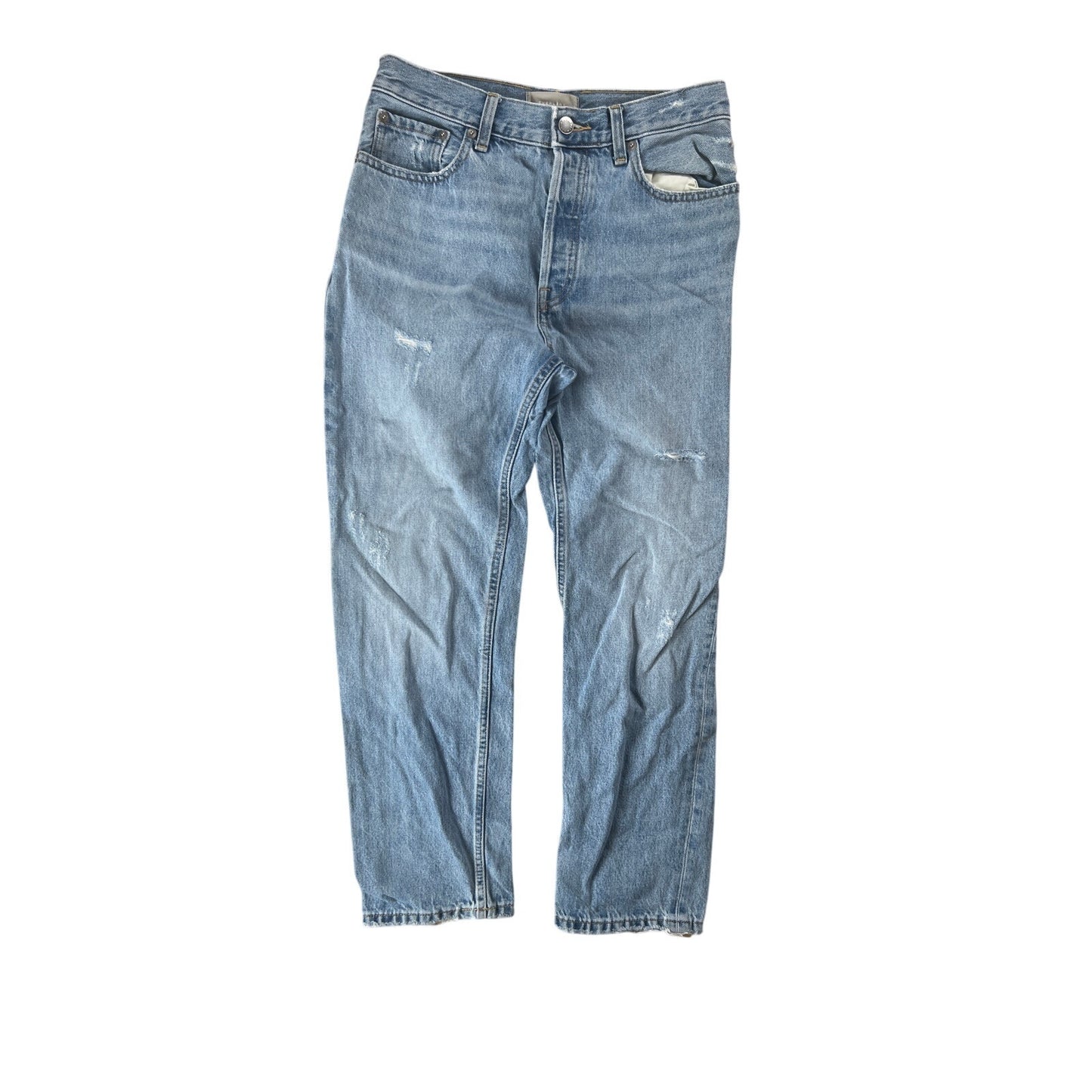 Everlane Light Wash Denim Relaxed Straight Fit Women Size 26 Regular