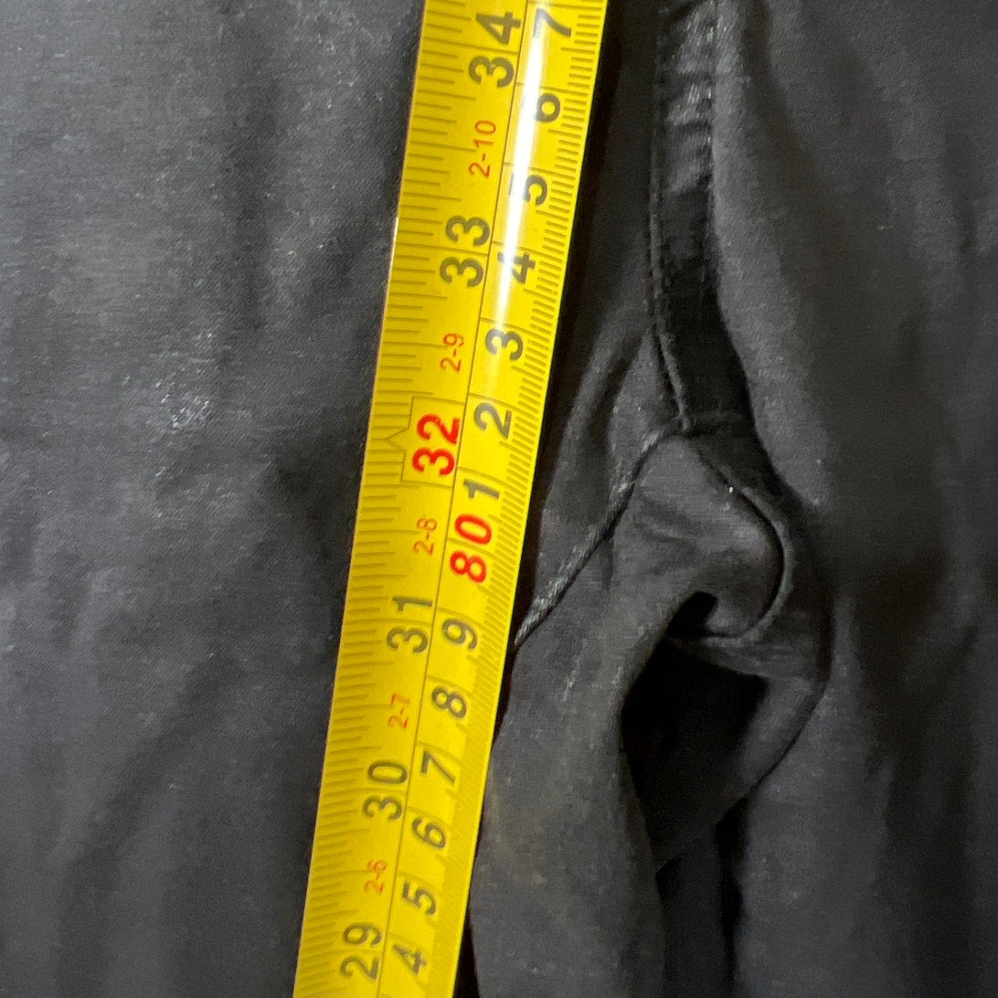 Chicos Black Faux Leather Replica Jeggings Women's Size 14T