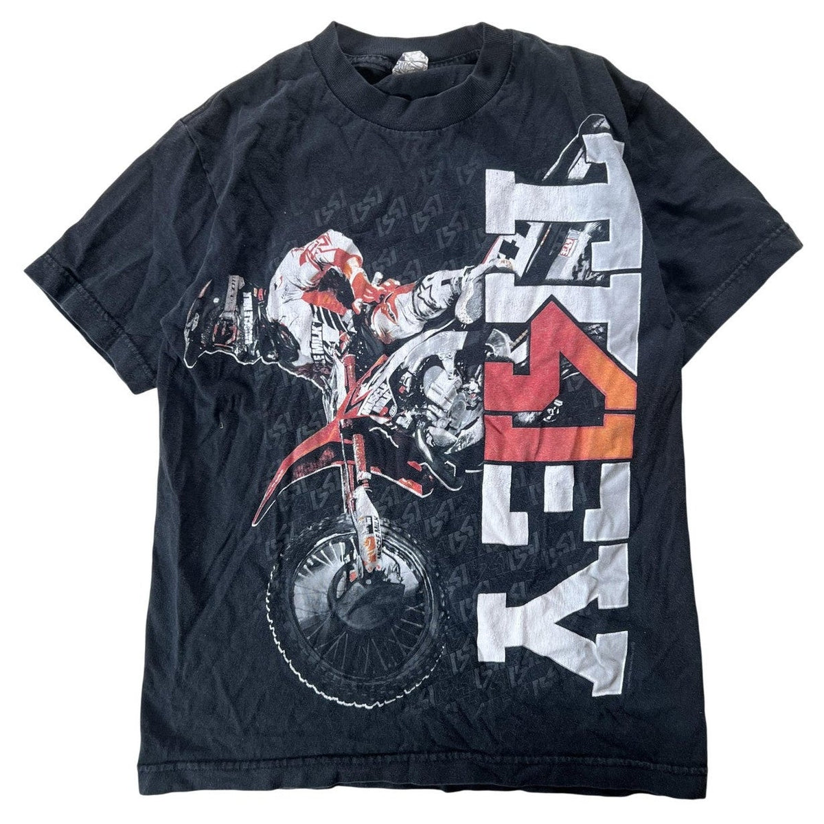 Alstyle Shirt Mens Small Black Motocross Dirt Bike Canard Graphic T-Shirt