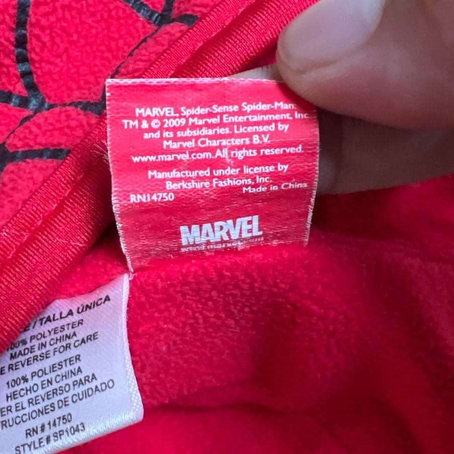 2009 Spider Sense Spider-Man Kid Ski Mask One Size