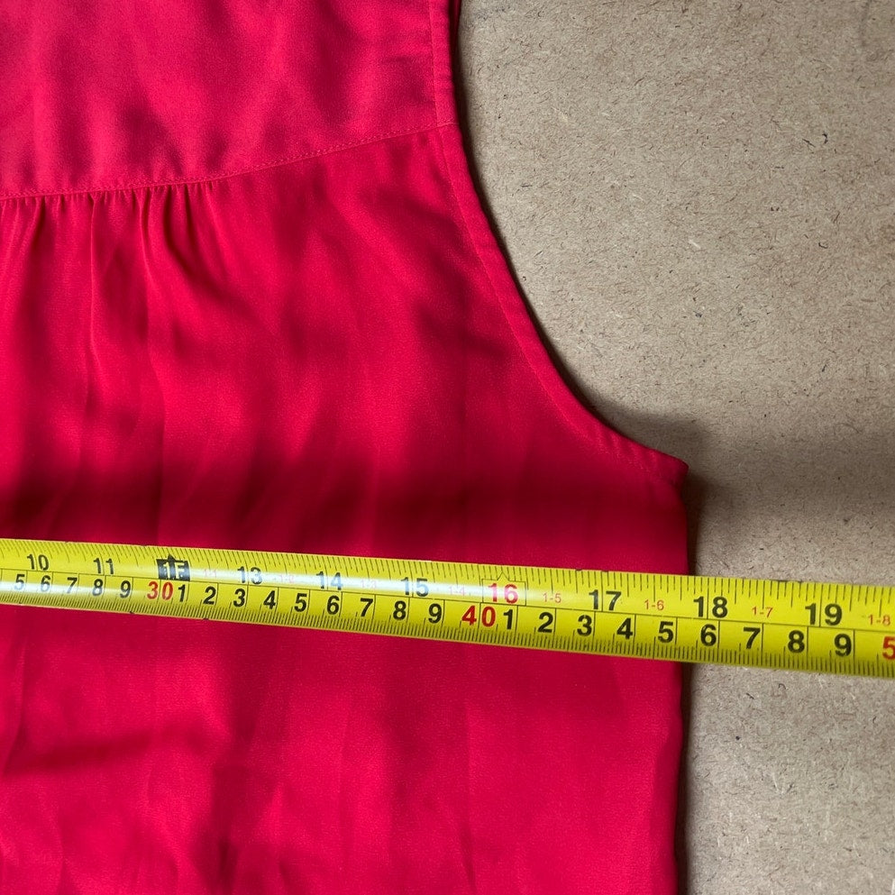 Maeve Anthropologie Red Lace Blouse Top Size 6