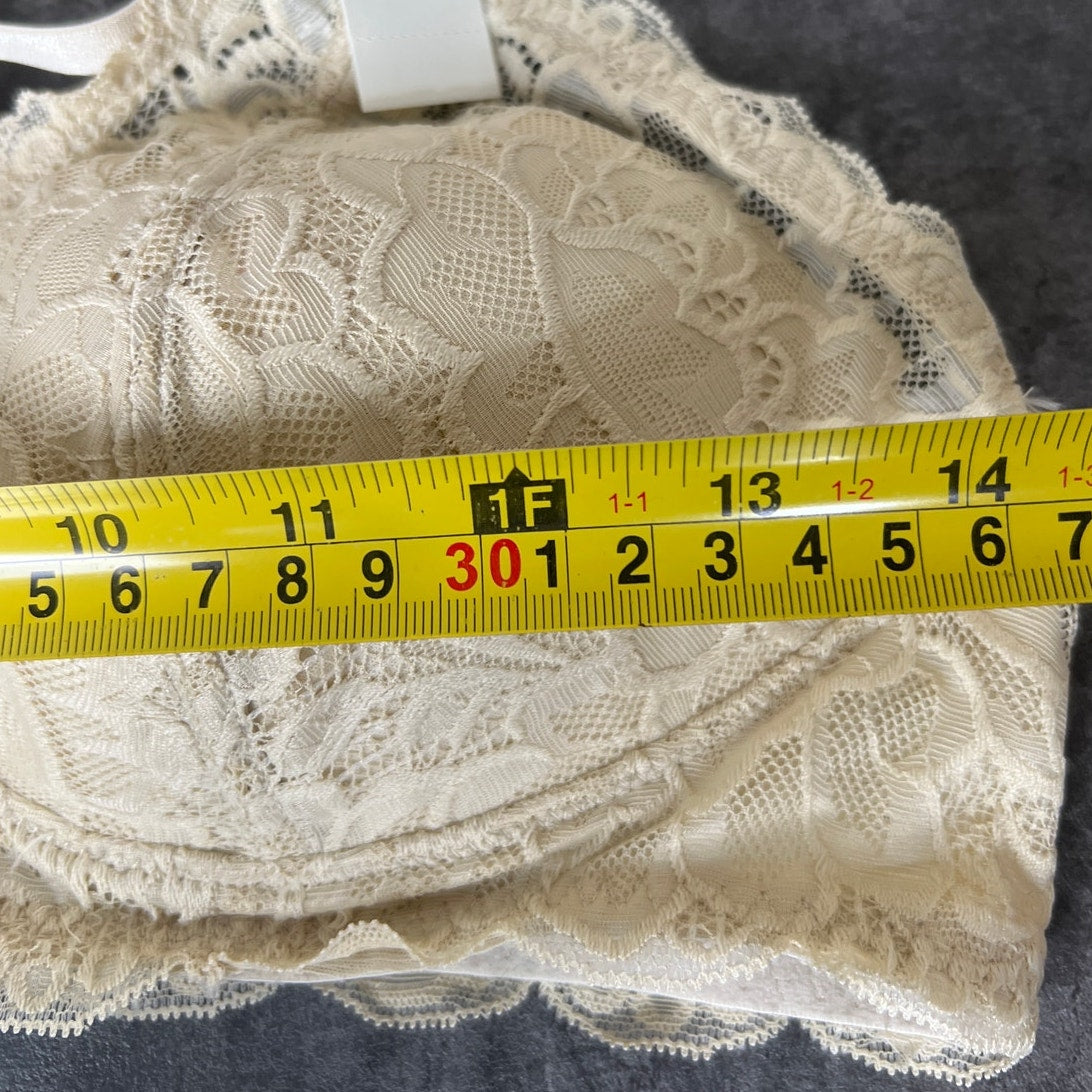 Aerie 36C Bra Lace NWT Floral Bralette Adjustable