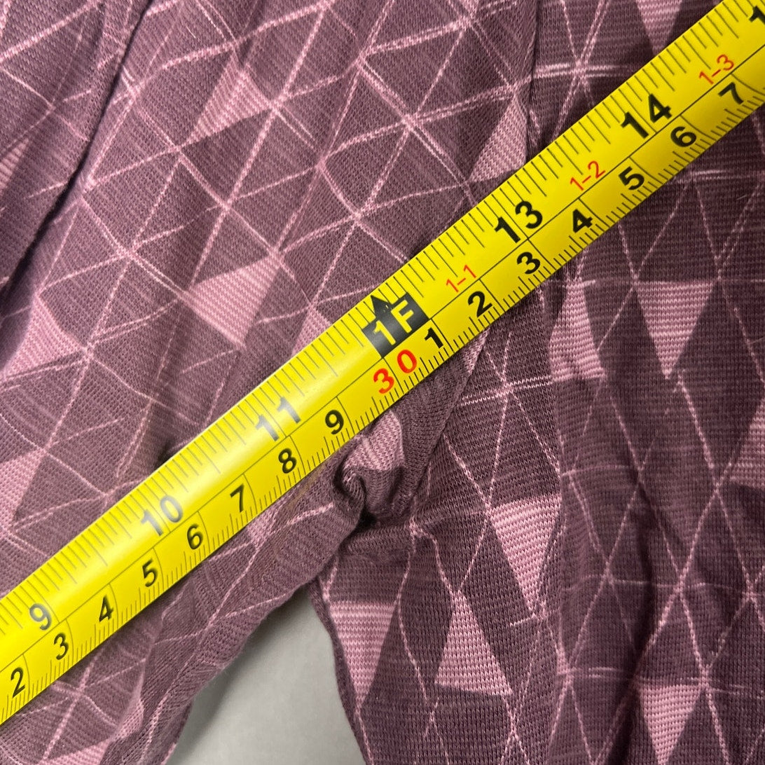 Toad & Co Cue Long Sleeve Dress Purple Print Women's Size M