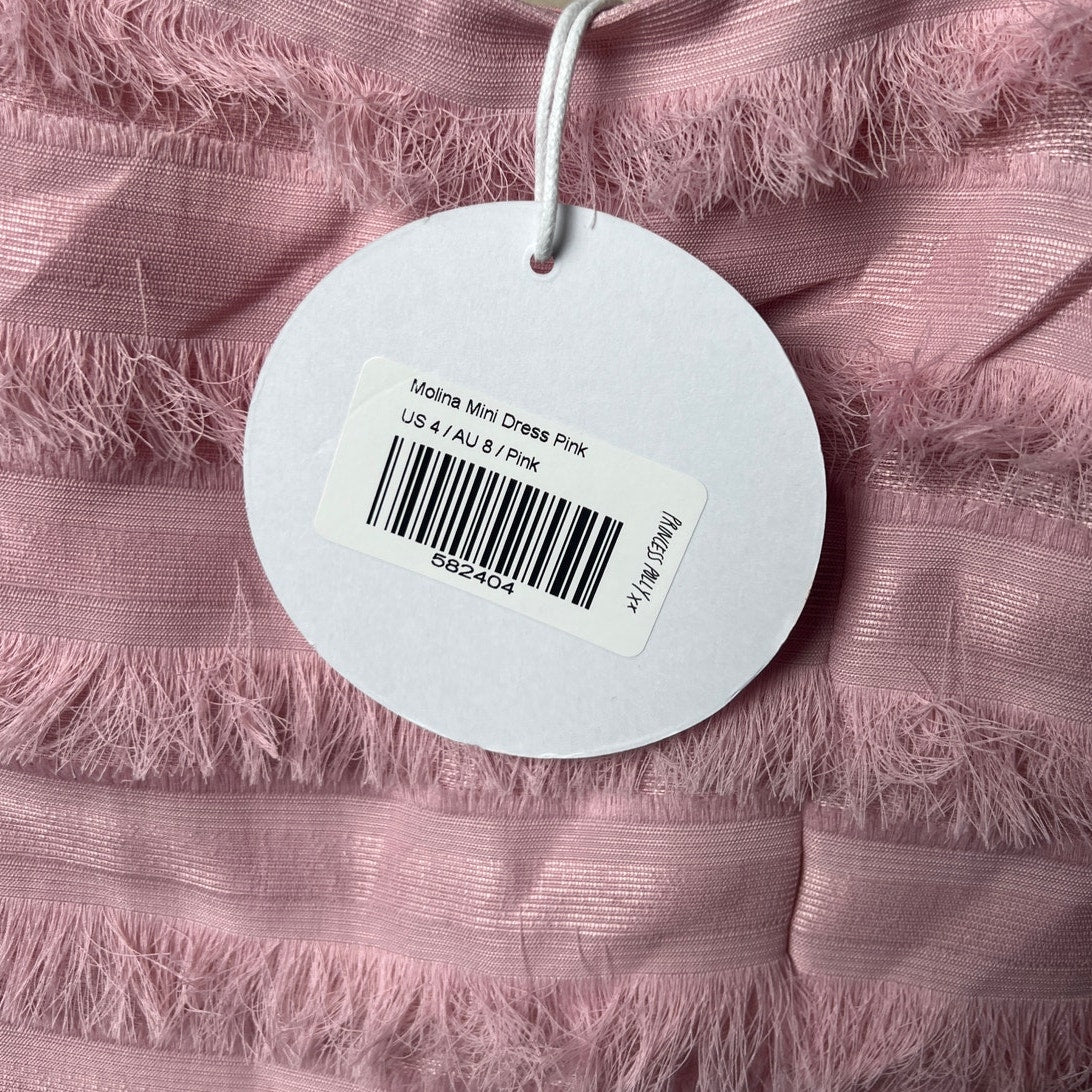 Princess Polly Pink Size US 4 Molina Mini Dress NWT