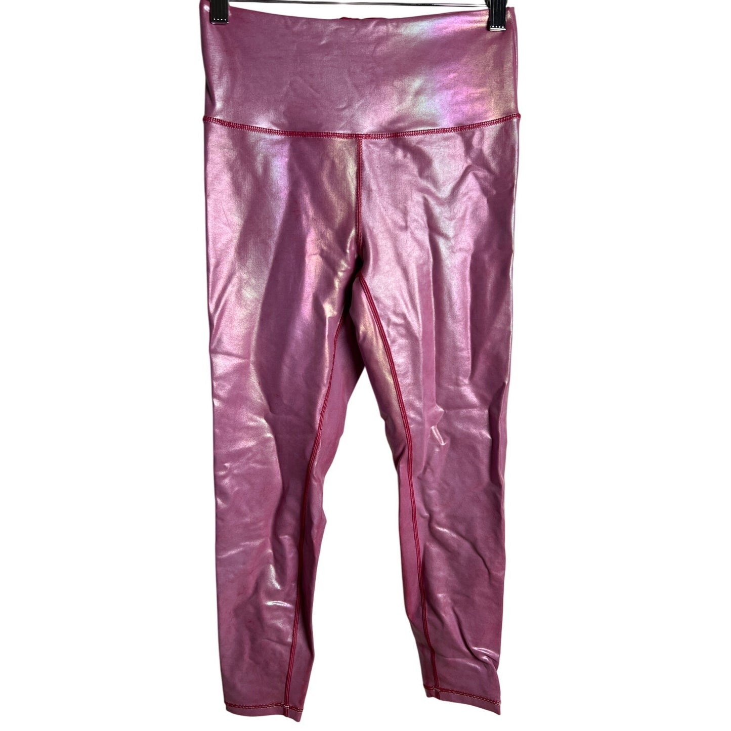 Zyia Active Luxe Pink Metallic leggings Women 6/8