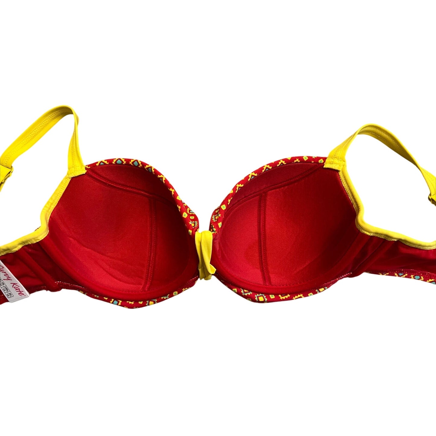 Curvy Kate Red Bikini Set 32DDD 32E and XS Bottom - EUC