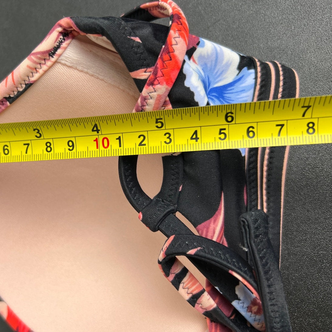 NWT Shade and Shore Floral Print Bikini Top 32D
