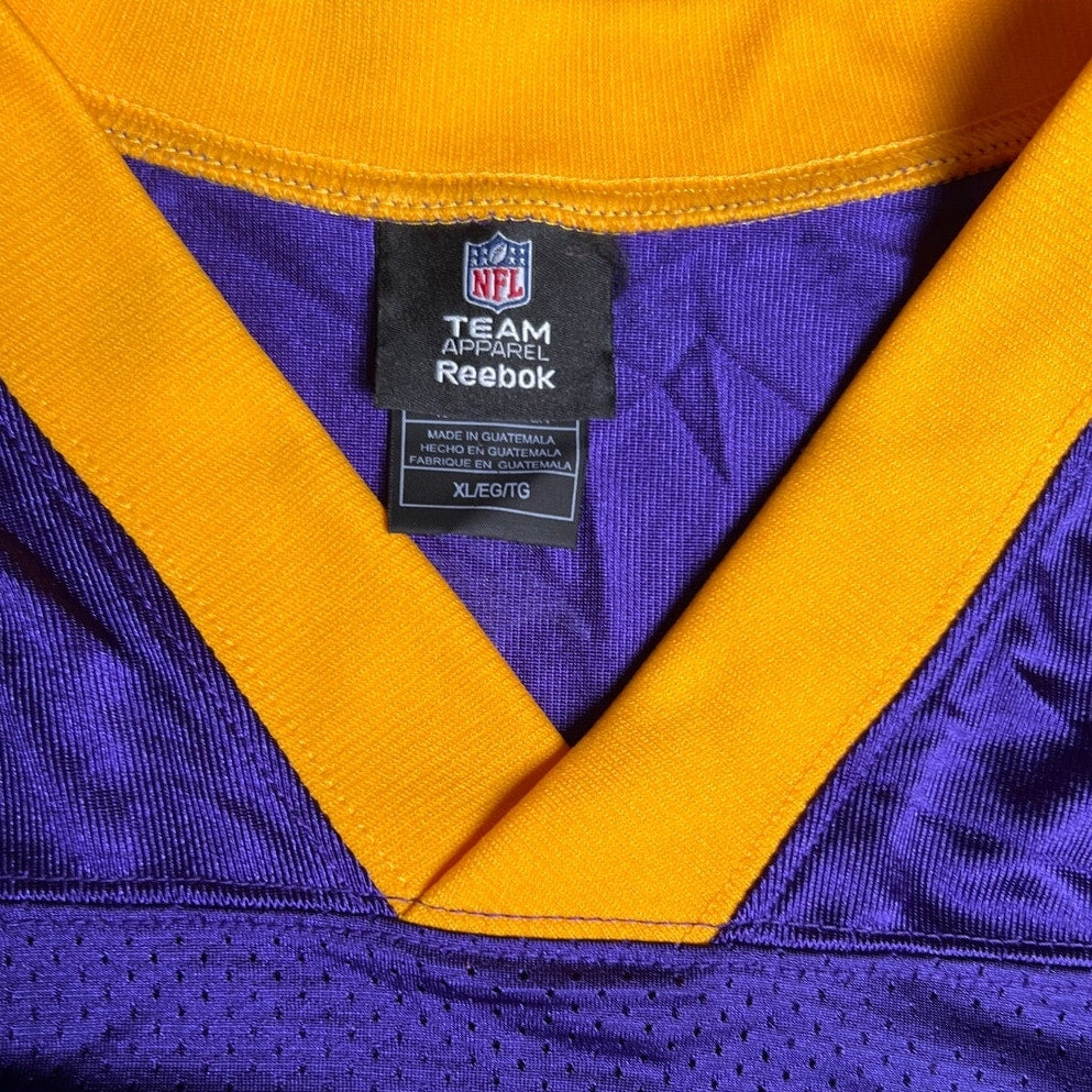 Vintage Brett Favre #4 Football Jersey Minnesota Vikings NFL Men XL
