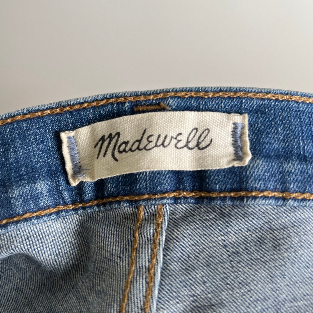 Madewell 10" High Rise Skinny Distressed Women Size 25 Jean