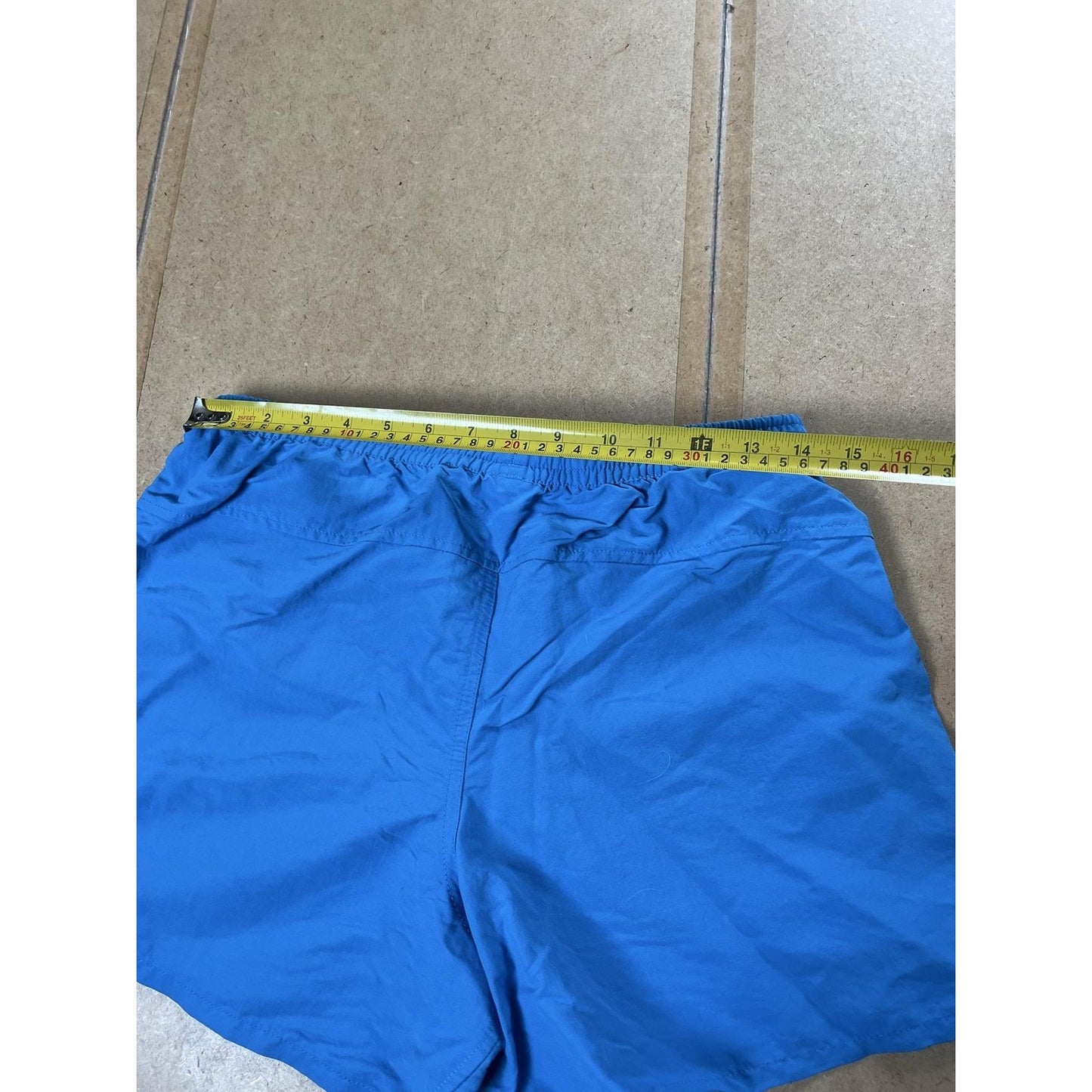 Patagonia Shorts Mens M Blue Nylon Lined Drawstring Elastic Waist Pockets