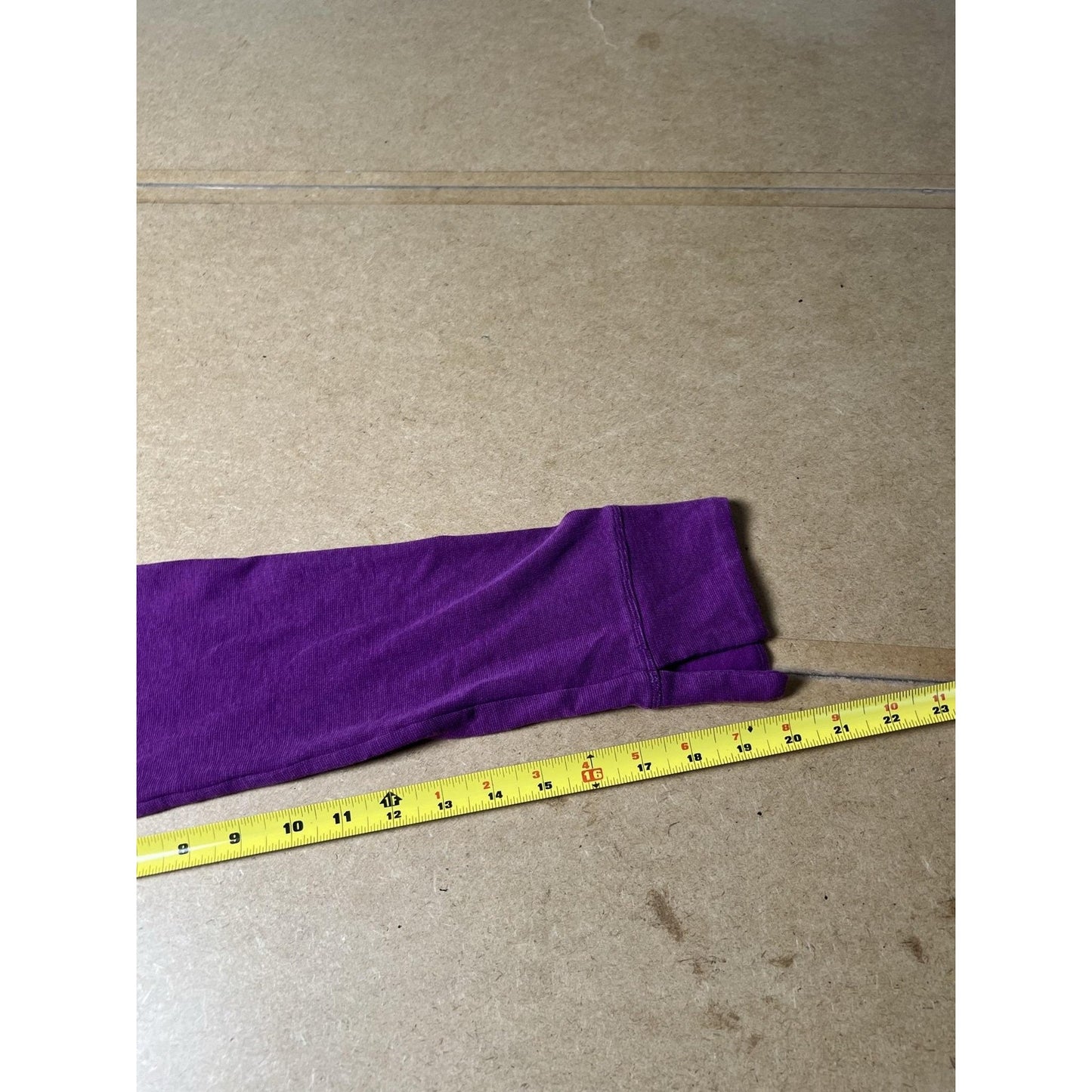 Horny Toad Dress Womens L Purple Wrap Knee Length Jersey V-Neck Empire Waist