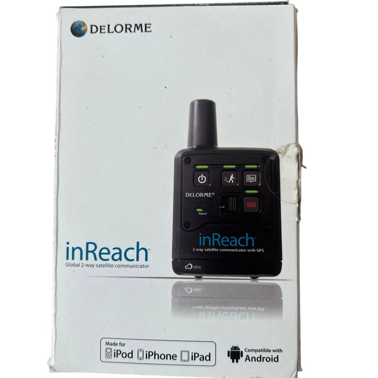 DeLorme InReach 2-Way Satellite Communicator GPS Black Made In United States