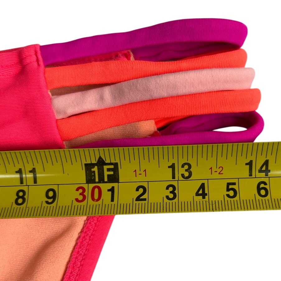 Xhiliration Women's Bikini Swimwear Set Orange Size Small S