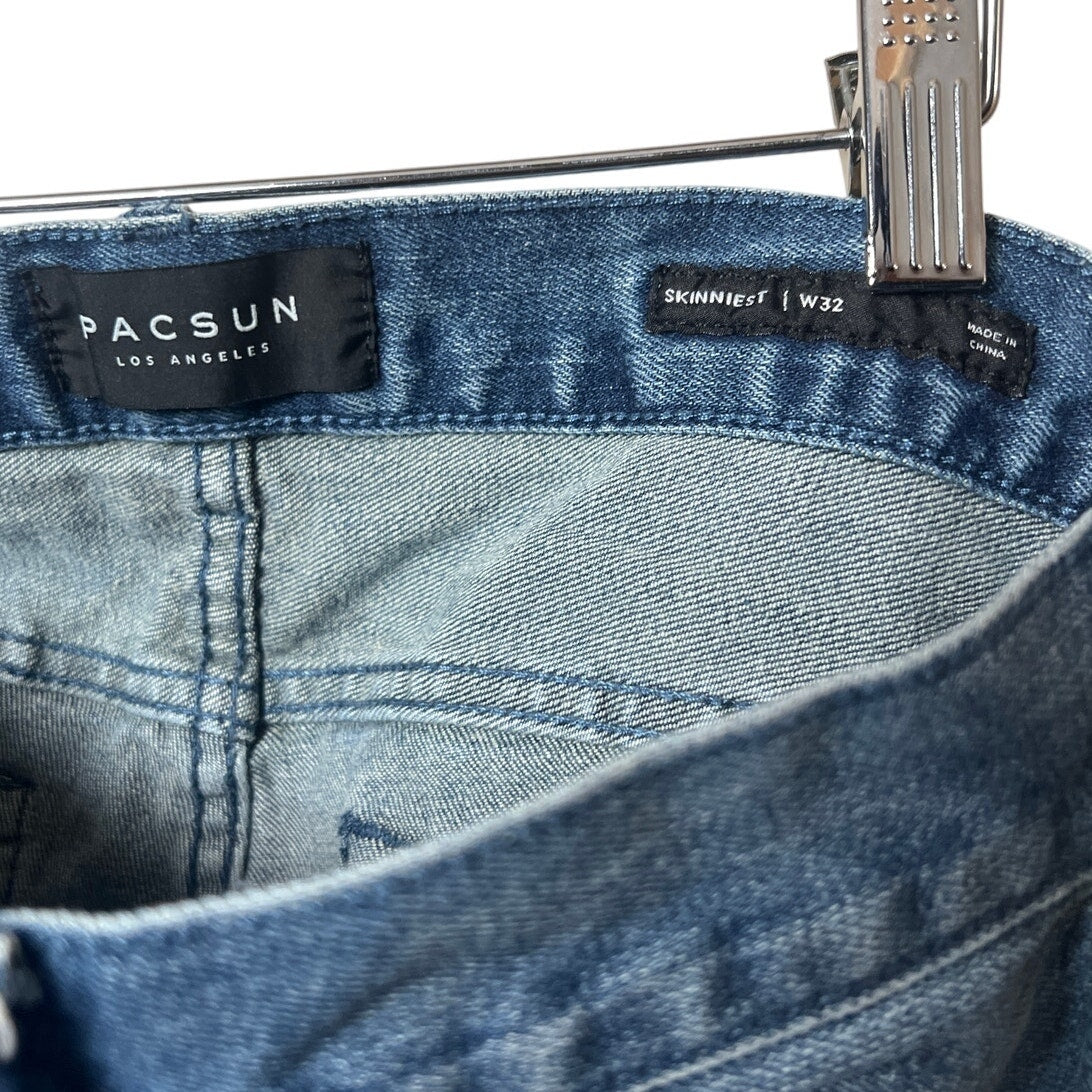 Pacsun Denim Jeans Skinnies Size 32 Cut Jeans