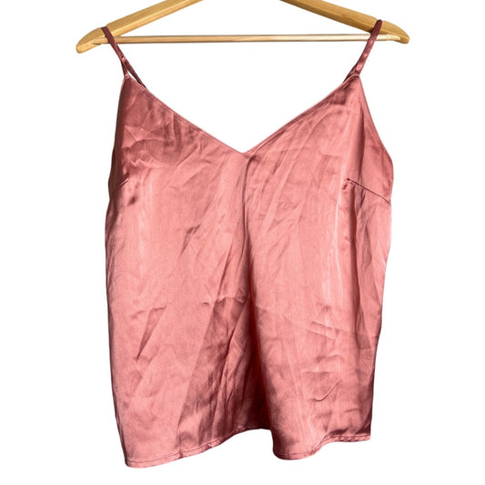 Asos Women Blouse Size 8 Pink Slip Top