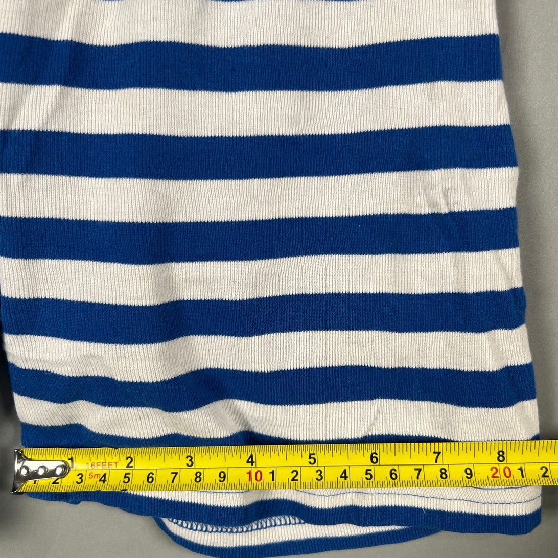 Hanna Andersson Stripped Blue Shorts Size 14 Toddler Organic Cotton