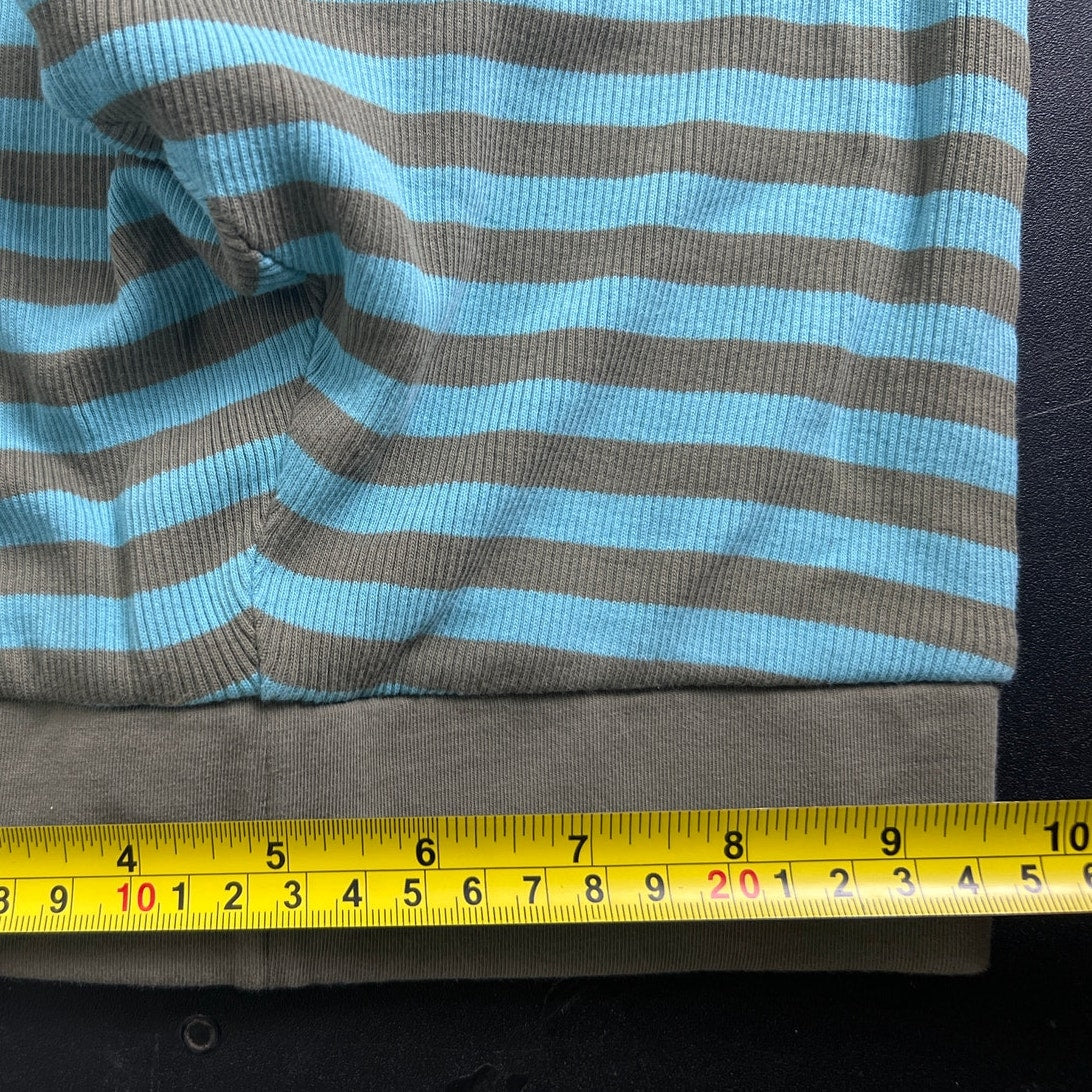 Matilda Jane Pink and Blue Striped Leggings Size 8