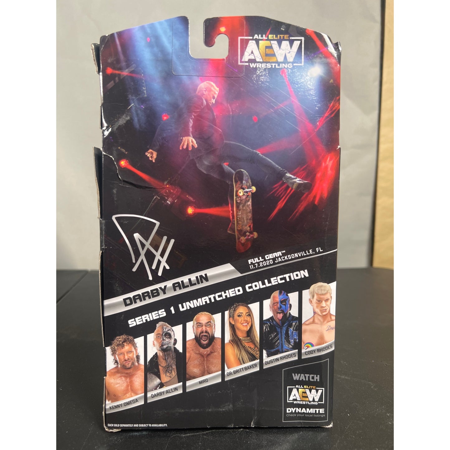 All Elite Wrestling Darby Allin Action Figure Unmatched Collection SEALED