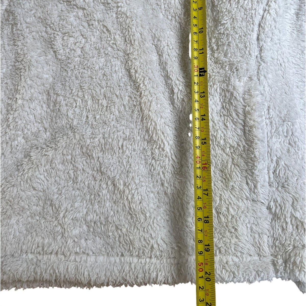 Patagonia Girls Large White Quarter Zip Pullover Fleece Jacket