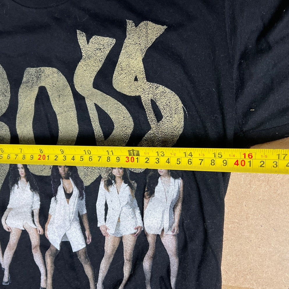 Fifth Harmony Summer Tour 2014 Boss Black Shirt Size S