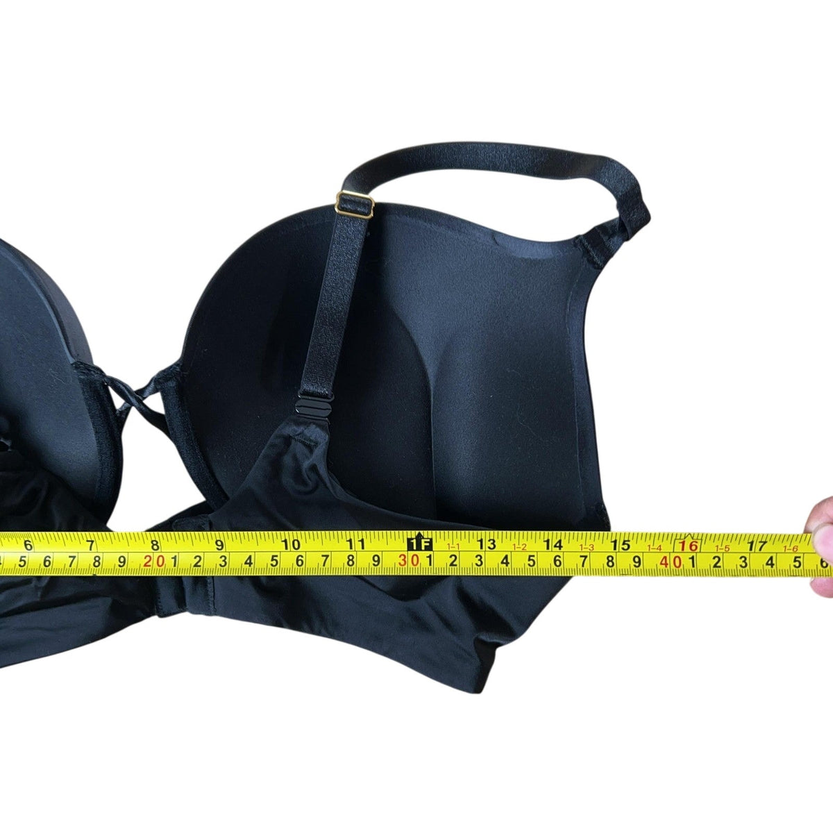 Victoria's Secret Bra Womens 38D Black T-Shirt Molded Padded Underwired