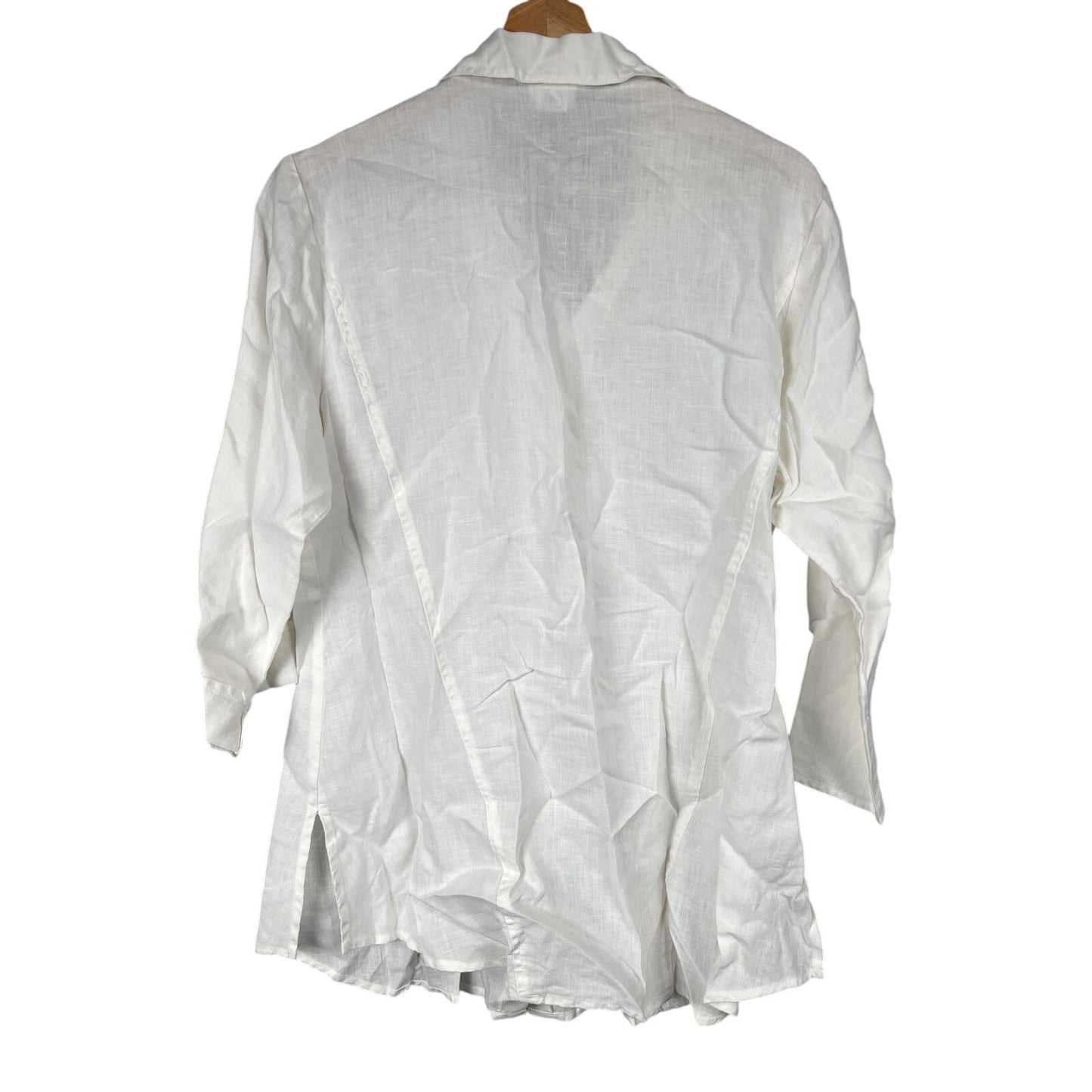 Habitat Clothes To live in Small Linen Long Sleeve Women's Top