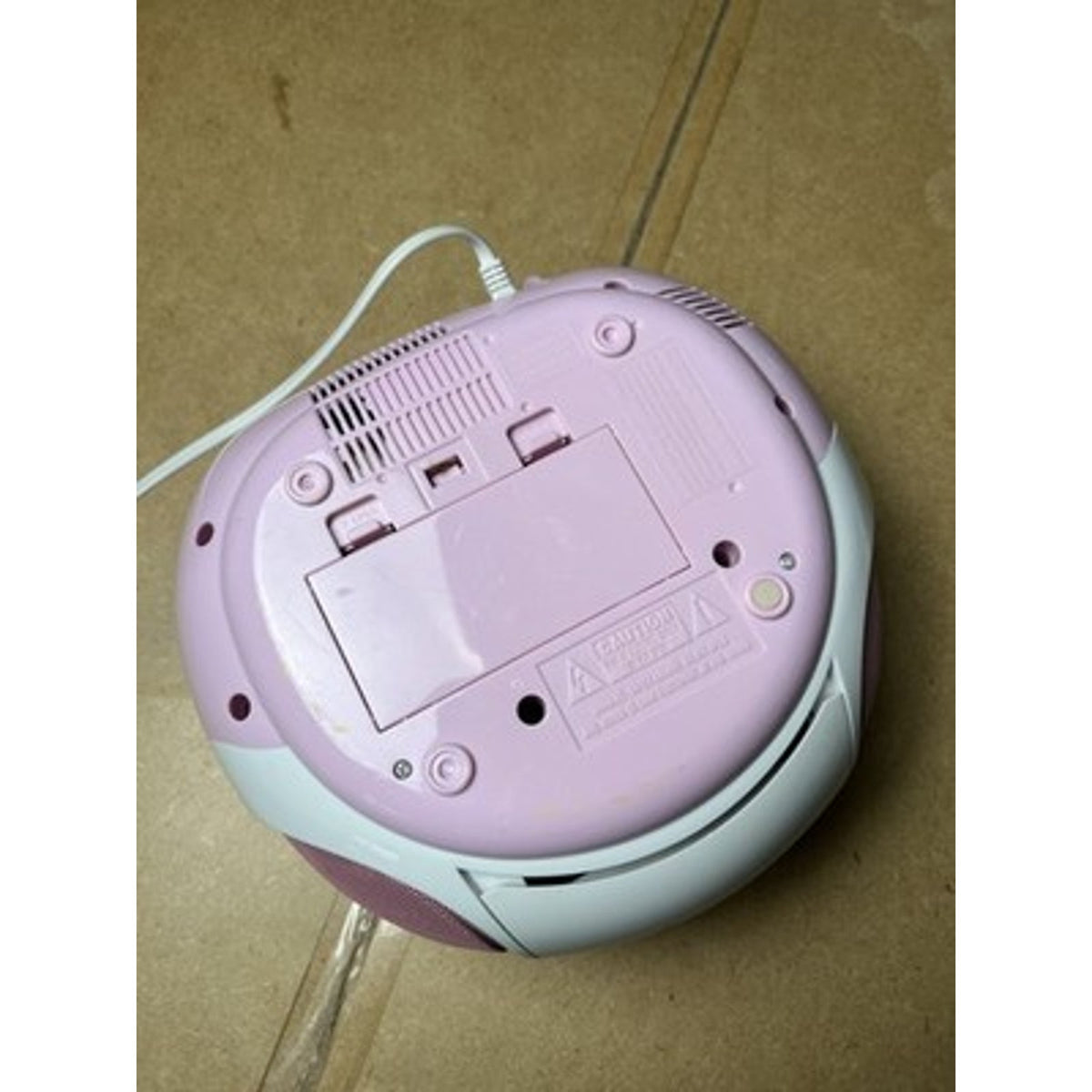 Hello Kitty Pink CD Cassette Boombox Radio Portable Player Recorder AM/FM W Cord