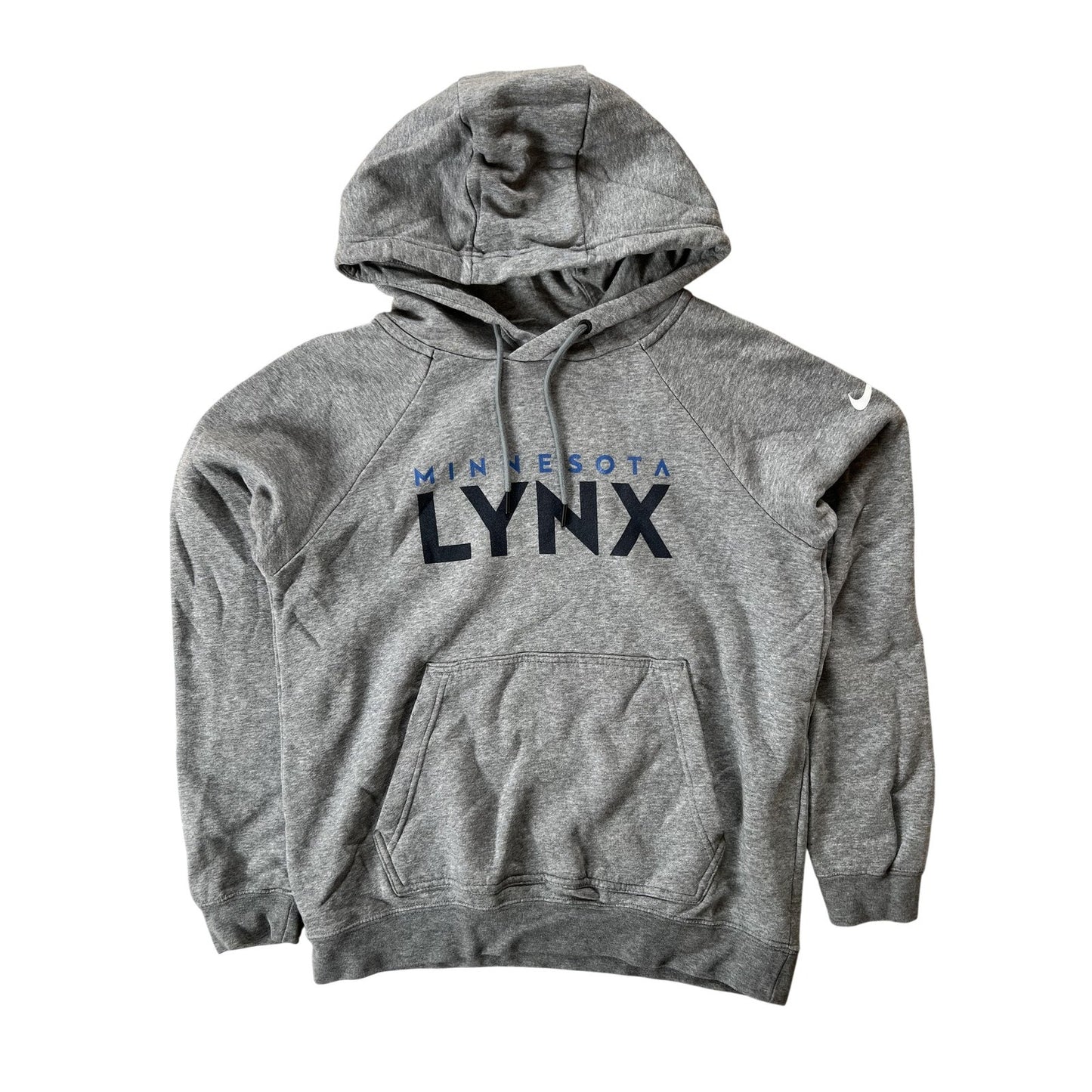 Nike Hoodie Womens S Gray Pullover Hooded Pockets Minnesota Lynx Logo Graphic