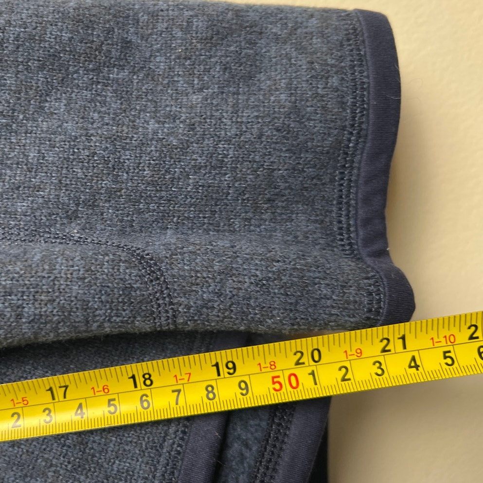 Patagonia Mens Blue Sweater Size Large Fleece Half Zip Jacket