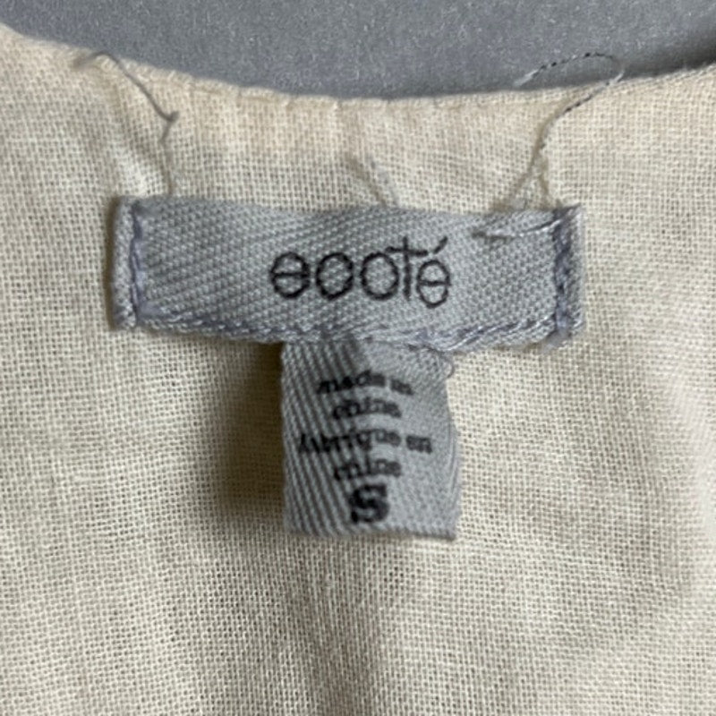 Ecote Prairie Tie-Strap Cami 100% Cotton Size S