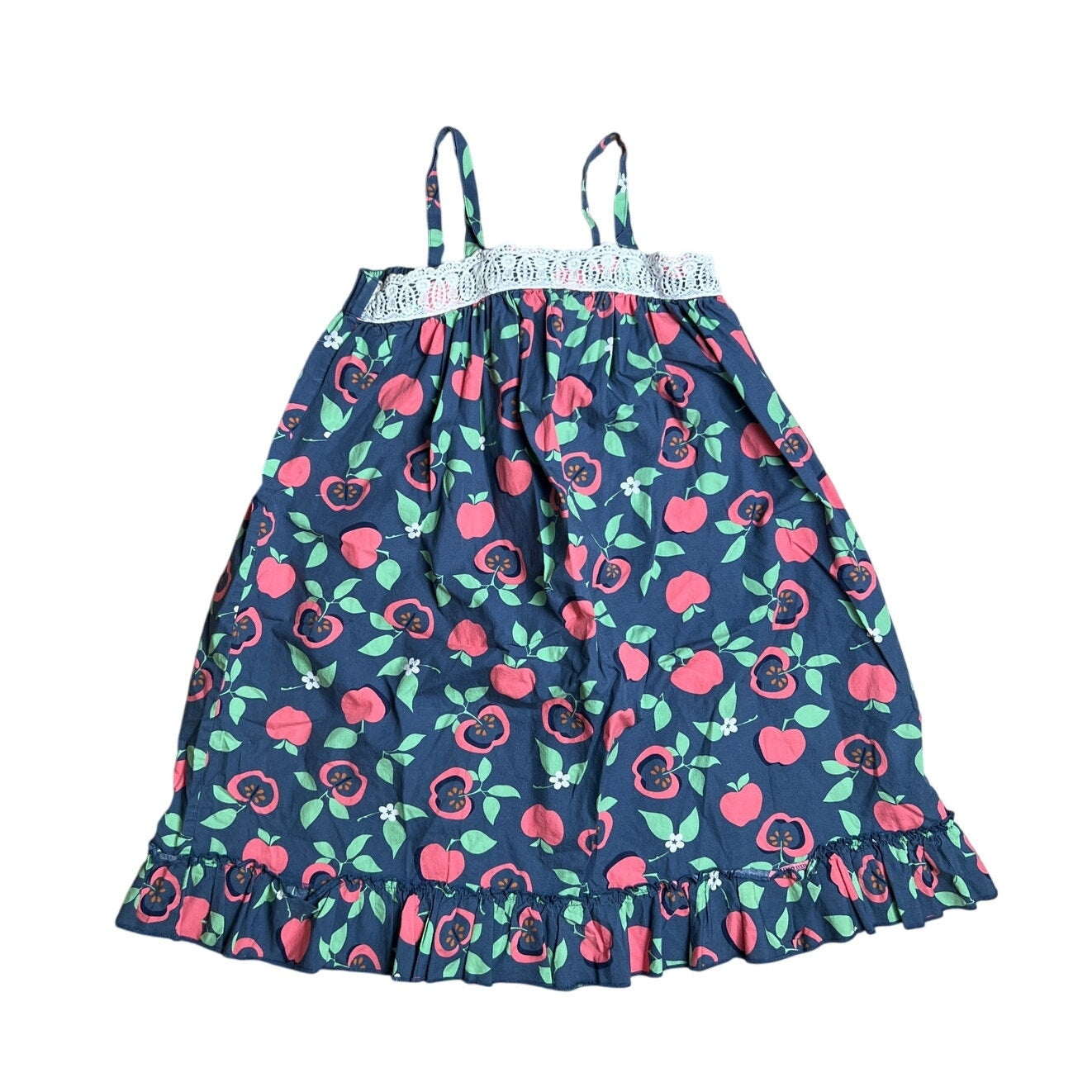Hanna Andersson Size 140 US 8  Apple Dress Cotton Sun