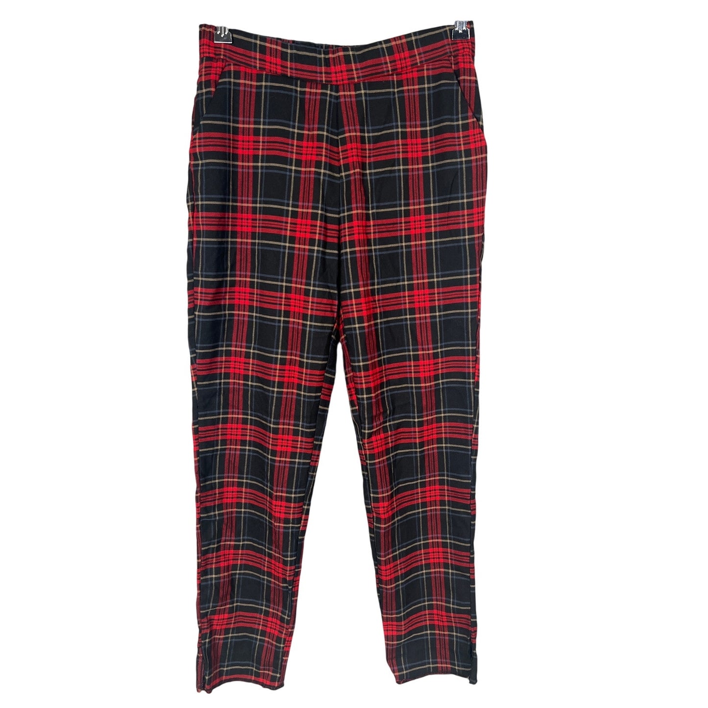 Zara TRF Collection Plaid Pants *Dimensions in Picture* Elastic Waist